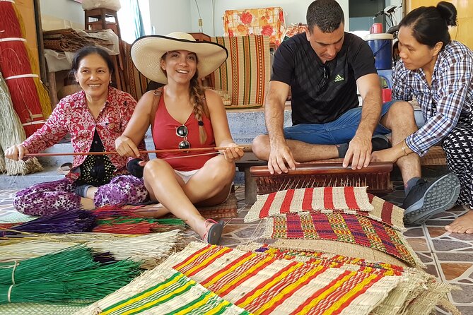Nha Trang Private Authentic Cultural Countryside Tour by car - Sedge mat weaving: where a village craft becomes a lesson