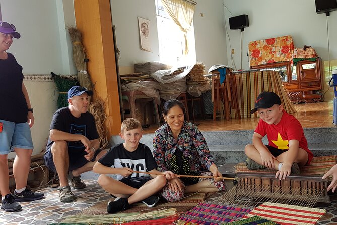 Nha Trang Private Authentic Cultural Countryside Tour by car with special lunch - The sedge mat weaving stop: craft that starts in the field
