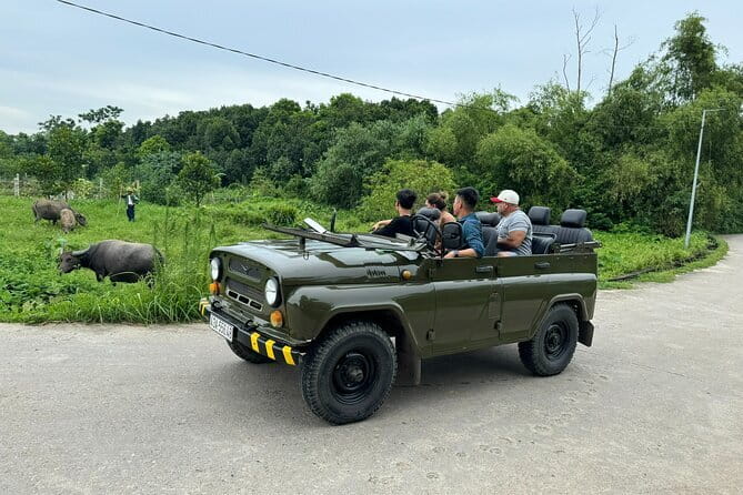 Ninh Binh Army Jeep see Highlight Start From Hanoi By Limousine - The Open-Air Jeep Ride: Why “Back of the Jeep” Views Matter