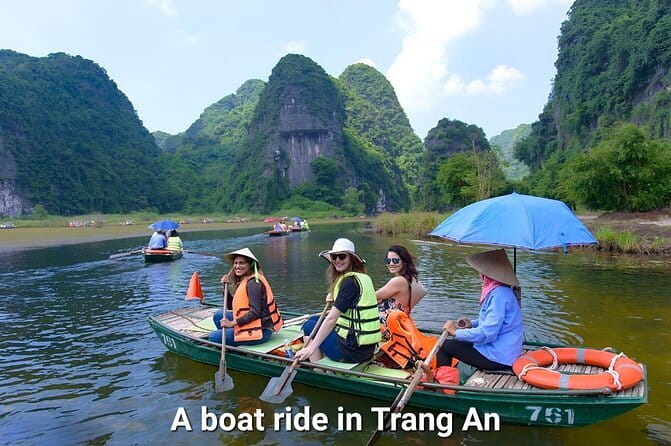 Ninh Binh Full day trip from Ninh Binh - Trang An eco-tour: 3 hours on the boat through caves and limestone cliffs