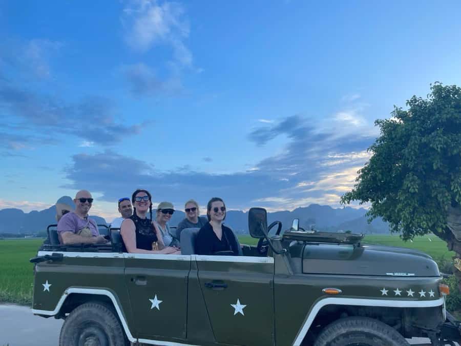 Ninh Binh Jeep Tour: Trang An Boat Ride, Bich Dong, Mua Cave - The Vintage Jeep Factor: Why This Route Starts Off Right