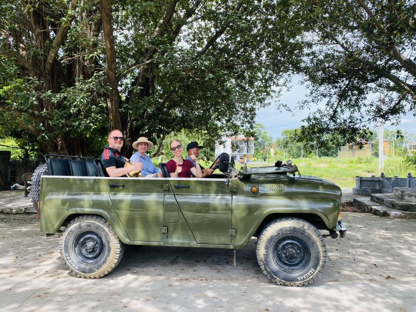 Ninh Binh Jeep Tours From Hanoi: Jeep + Boat + Daily Life - Tam Coc on a bamboo boat: caves, farms, and a slower pace