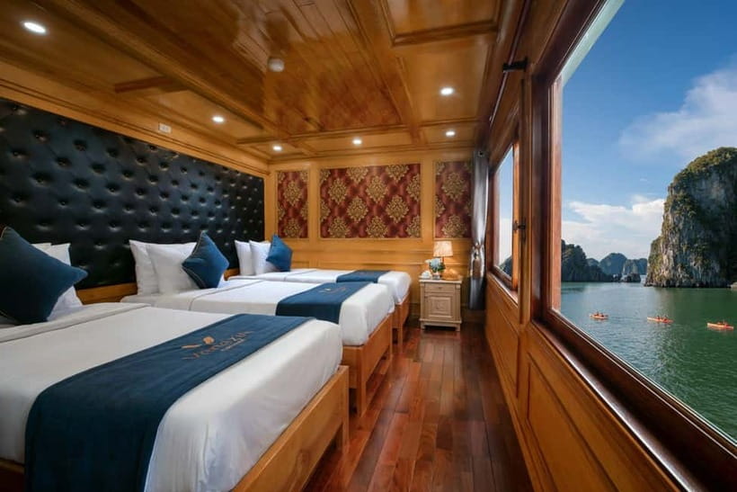 Ninh Binh: Lan Ha Bay 2D 1N cruises- bike tour, kayak, meals - Night Activities: Squid Fishing and Karaoke on the Bay