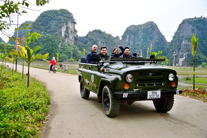 Ninh Binh Sunset Motobike Tour : Mua Cave & Hoa Lu Ancient Town - Hoa Lư Ancient Town at night: easy walking after the big view