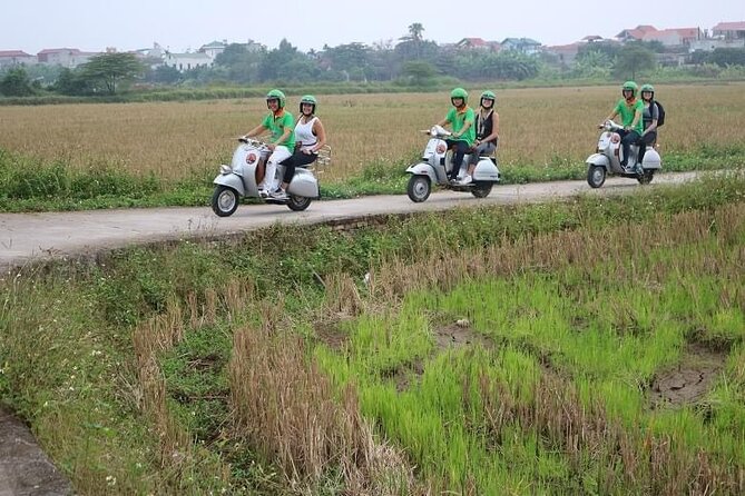 Ninh Binh Vespa Start from Hanoi + Boat + Villages +Rice Paddies - Tam Coc boat ride through limestone caves: the slow part of a full day that you’ll remember