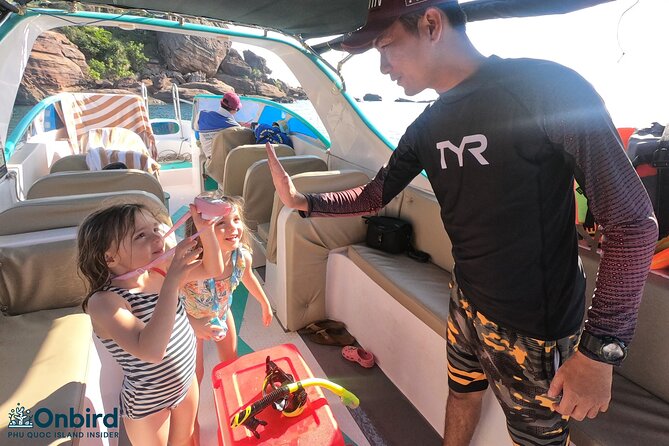 OnBird - Private family KID-FRIENDLY Snorkeling trip by speedboat in Phu Quoc - May Rut Island and the reef stops: what you’ll see above the coral