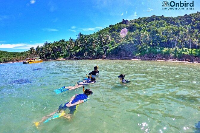 OnBird - Private family KID-FRIENDLY Snorkeling trip by speedboat in Phu Quoc - Coral Mountain, Coral Steep Reef, and North-east reefs: choosing calmer water