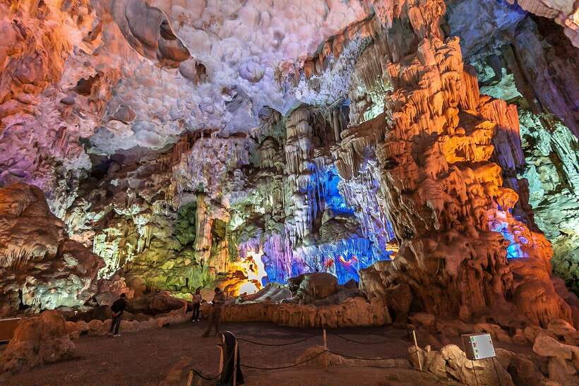 Optional Halong Bay Day Cruise with Caves, Islands & Lunch - Ti Top Island: swimming, a beach break, and the hike option
