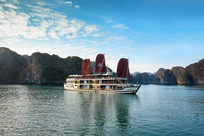 Orchid Cruises Halong Bay 2Days/1Night With 5 Star all included - Day 1 Morning in Motion: Bridge Views, Tender Transfer, and the Welcome Tea