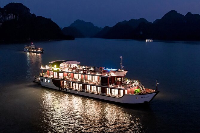 Orchid Premium Cruises Halong Bay 2Days/1Night With 5 Star - Day 1 on the bay: check-in, cruise time, and a full onboard meal