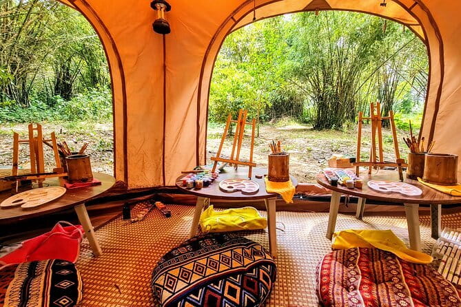Painting Workshop in the Nature of Hoi An - A Bamboo Garden Studio Beside the Thu Bồn River