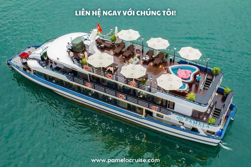 Pamela Cruise: HaLong Bay day trip with Lunch & Activities - Meeting at Halong International Port: Find No. 25 on the left