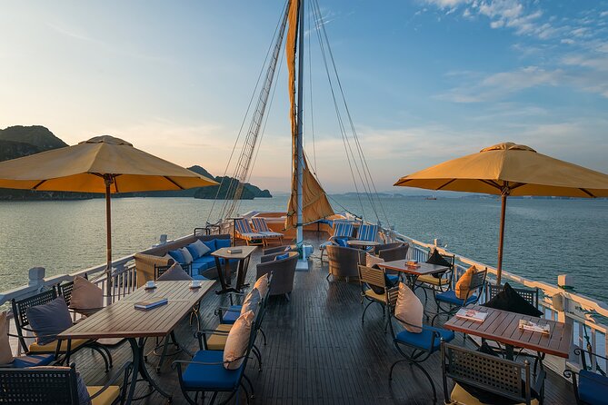 Paradise Sails Cruise 2 days 1 night Halong Bay Tour - Paradise Explorer at sea: service-first cruising