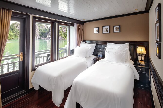 Paradise Sails Cruise 3 days 2 nights Halong Bay Tour - Onboard Comfort: Private Space, Sundeck Views, and Included Activities