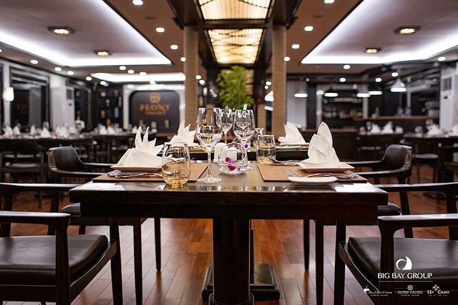 Peony Cruise Luxury Cruise in Halong Bay & Lan Ha Bay (2D1N) - Your room on Peony: balcony comfort plus real onboard hangout space
