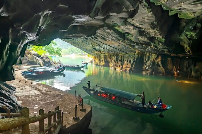 Phong Nha Cave & Paradise Cave Full-Day Exploration from Hue - Paradise Cave: tram ride, narrow entrance, and 500 stone steps