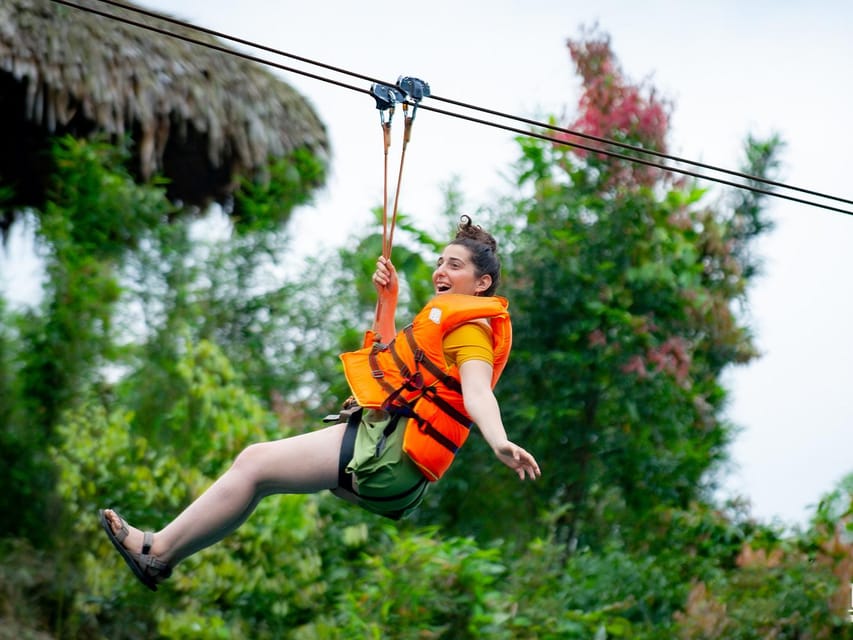 Phong Nha/Dong Hoi: Phong Nha Cave and Zipline in Dark Cave - Kayaking in Dark Cave: cool water, controlled chaos