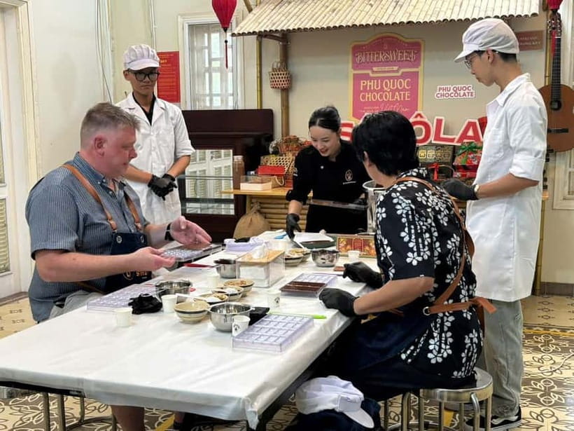 Phu Quoc: Bittersweet Chocolate Factory Tour & Workshop - The hot cacao corner: a simple hands-on step that makes everything real