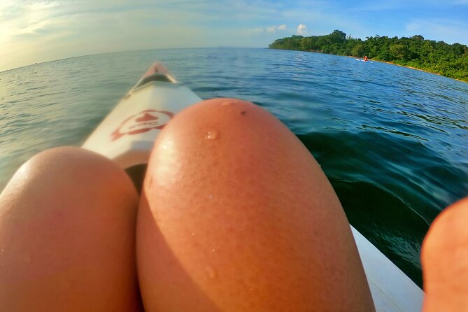 [PRIVATE CHARTER] SEA-KAYAKING along HALF-MOON BAY & SUNSET DRIFTING & DINNER - Getting There: Duong Dong Pickup to a Calm Half-Moon Bay Start
