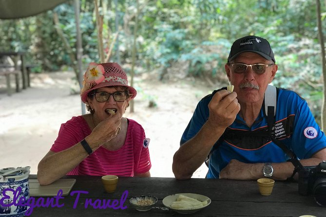 Private Cu Chi Tunnels and Mekong Delta: Full-Day Guided Tour - Honey Tea, Fruit, Coconut Candy, and Lunch That Doesn’t Disappoint