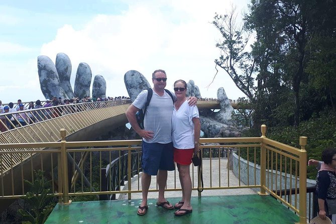 Private guided Sunworld Ba Na Hills & Golden Hands Bridge - Golden Bridge and the signature photo zone