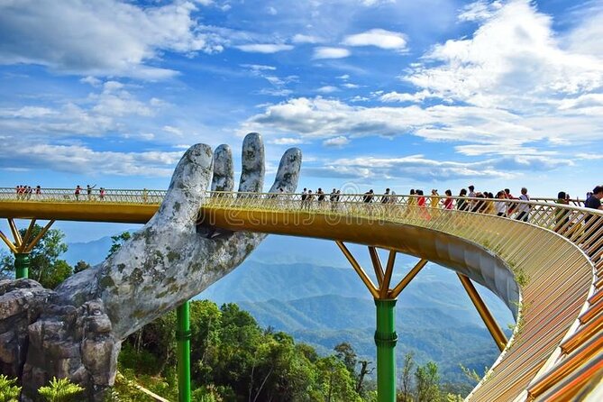 PRIVATE Half day to Golden Bridge Bana hill from Danang City - A day on Ba Na Hills, from 08:00 pickup to hilltop cable-car views