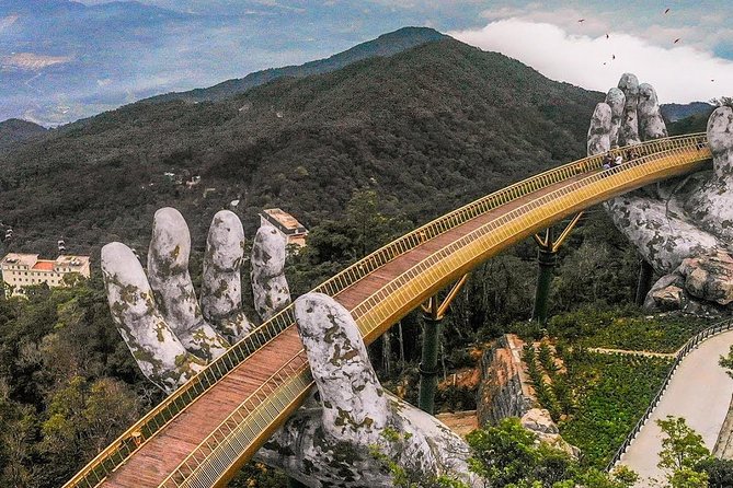 PRIVATE Half day to Golden Bridge Bana hill from Danang City - Fantasy Park time: choose your level of fun