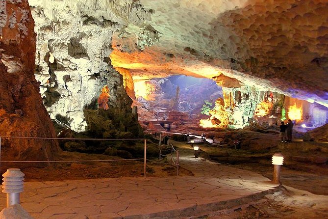 Private Halong Bay In Day - Thien Cung cave: stairs, scale, and the payoff