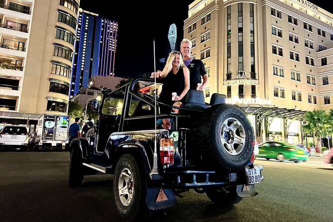 Private Ho Chi Minh by Jeep Evening Tour and Dinner Cruise - Illuminated Landmarks: What to Look For as You Roll Through the Main Sights