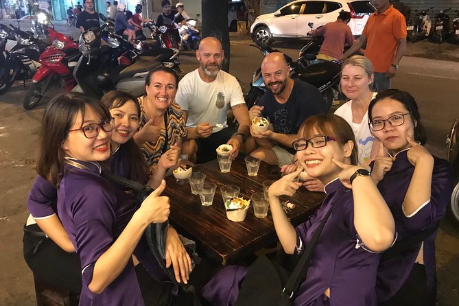 Private Ho Chi Minh Street Food Tour by Motorbike with Ao Dai Female Rider - Ao dai on a scooter: how the night food route really feels