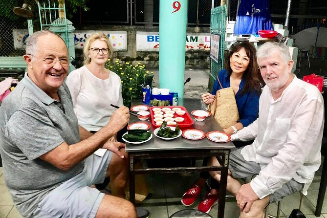 Private Hue Food Tour By Cyclo - Bánh bèo, bánh nậm, bánh lọc at Quán Hương: dumplings with a family table feel