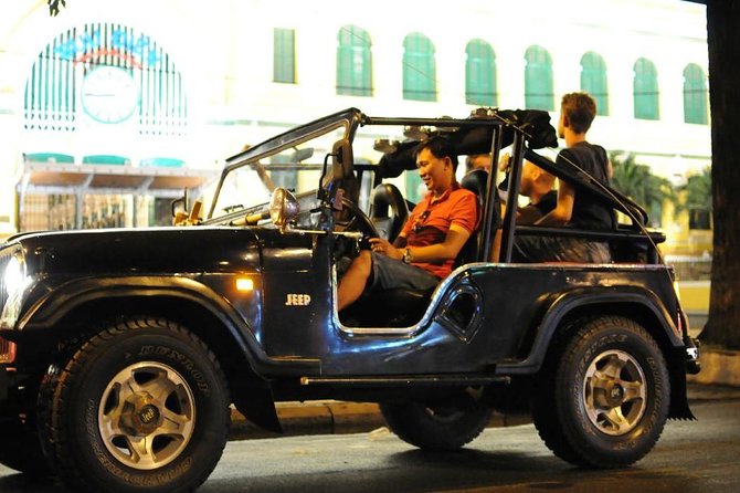 Private Jeep City Tour Saigon by Night and Skybar Drink - What the ride is like: guides, photos, and keeping it easy