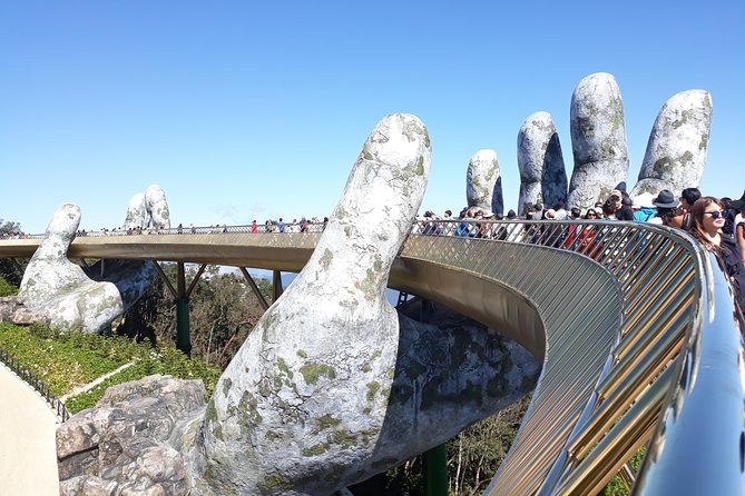 Private Marble Mountains-Hands Bridge-Bana Hills HoiAn/DaNang - Ba Na Hills viewpoints: Linh Ung Pagoda and the 27-meter Buddha