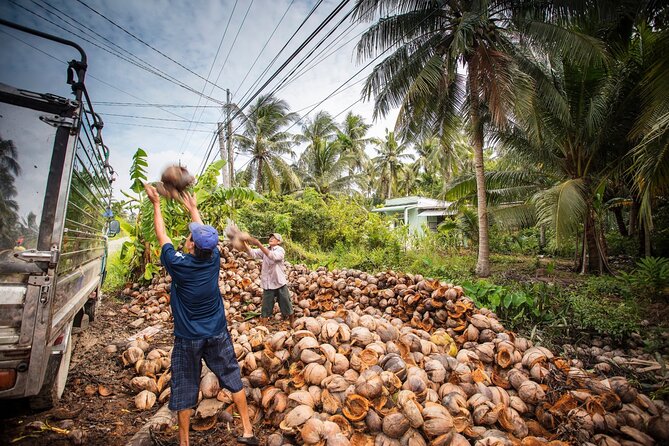 Private Mekong Delta & My Tho Full-Day Guided Tour - My Tho from a less touristy pier: fruit gardens before the crowds
