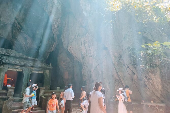 Private Tour at Marble Mountain - Monkey Mountain - Monkey Mountain: Lady Buddha statue views and the best “look down at Da Nang” moments
