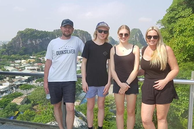 PRIVATE TOUR at Marble Mountains - Am Phu Cave & Monkey Mountain - The Marble Village stop: watching skill made in real time