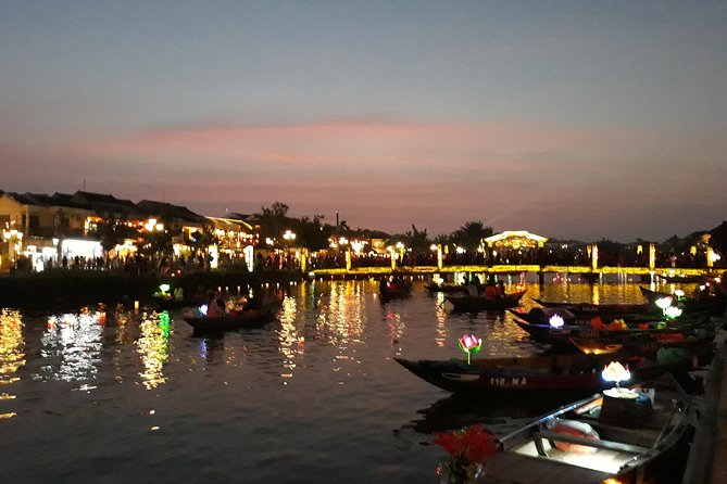 PRIVATE TOUR Marble Mountains-Hoi An Old town-Night Market-Boat - Night market time: lantern streets and an easy place to slow down