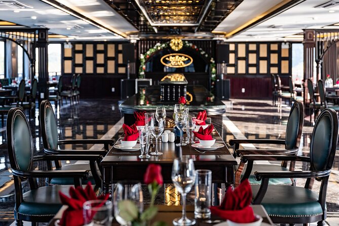 RITA CRUISE - LUXURY 5 STAR CRUISE in HALONG BAY from HANOI - Night squid fishing and the onboard “day turns into night” energy