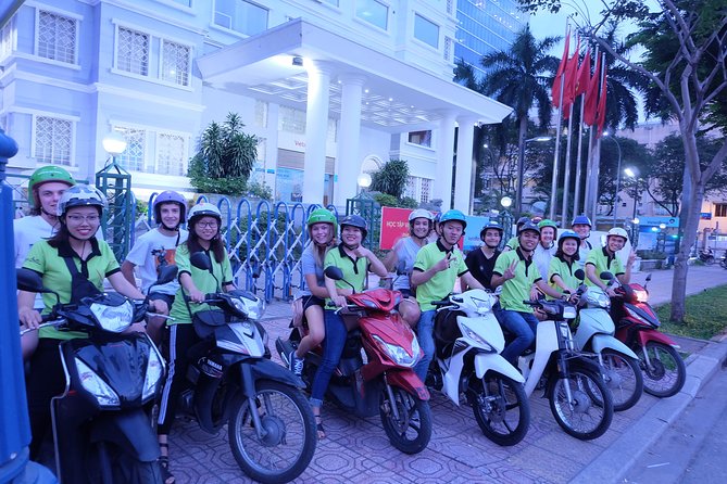Saigon After Dark and Street Food by Motorbike and Scooter - A 5:30 pm night ride that keeps the day open
