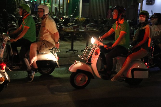Saigon After Dark Vespa Street Food Tour + Live Music 4 hours - Booking window and timing: why people grab this one early