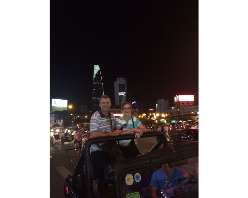 Saigon by Night: Private City Tour by Jeep and Skybar Drink - French colonial photo stops: Opera House, City Hall, Notre Dame, Post Office