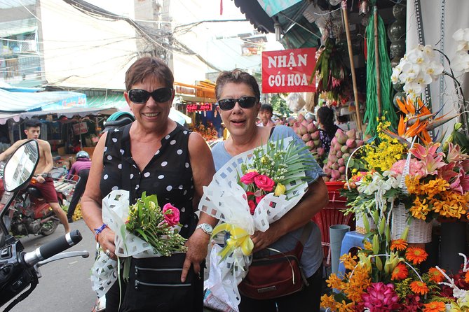 Saigon Motorbike City Tour - Stop 3: Ho Thi Ky Flower Market and why it’s called a non-stop place