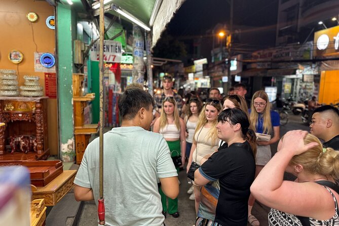 Saigon Night Walking Food Tour - 100% No Tourist - Hue specialties: banh xeo, banh bot loc, and banh duc