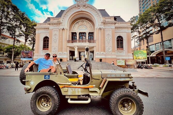 Saigon US Army Jeep Tours: History, Culture & Street Food - Jade Emperor Pagoda: quiet detail in the middle of the city