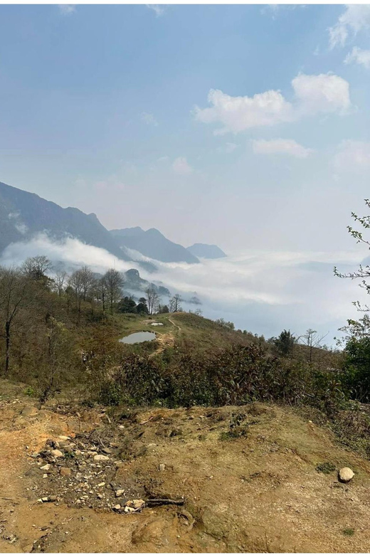 Sapa3D2N TrekkingAdventures,Valleys,Bambooforest,Waterfall - Day 1: Dragon Mountain (1900m) Views and Black Hmong Villages