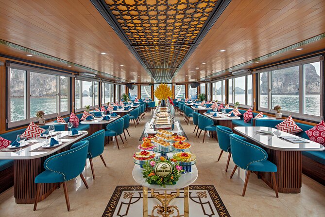 Sea Lion Luxury 5-Star Halong Day Cruise,Buffet Lunch,Shuttle Bus - Tuan Chau Harbor and the Cozy Bay Premium Cruise Rhythm