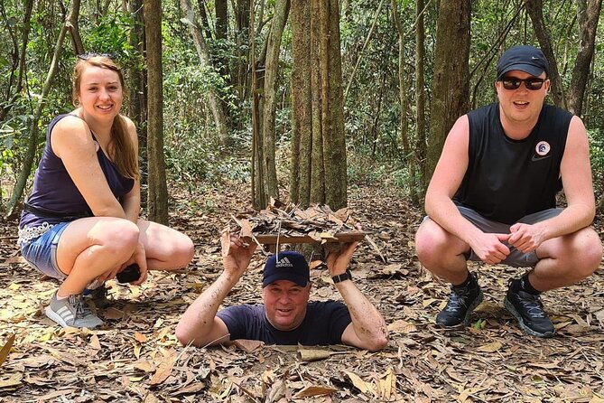 SMALL GROUP - Cu Chi Tunnels Half Day - Morning/Afternoon - Inside the tunnels: crawling through narrow hand-made passages