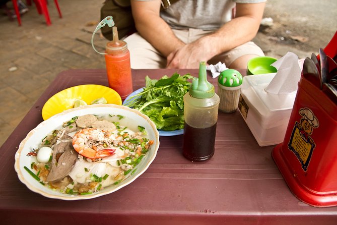 Small-group Street Food Lover by Motorbike (04 hours) - Ho Thi Ky Flower Market: watching food get made