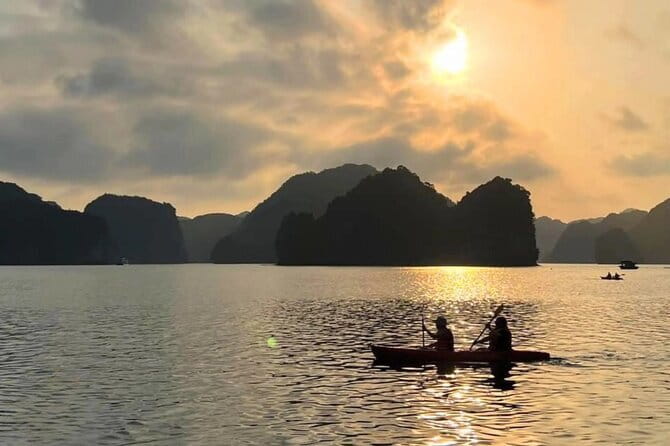 Sunset Tour in Lan Ha Bay | 4-star Daiichi Cruise - Stop 3: Monkey Island time for monkey encounters and swimming