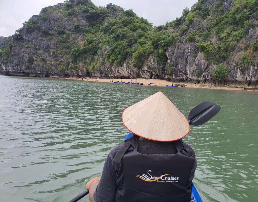 Swan Cruises: Bai Tu Long Bay 2 Days 1 Night - Day 2: sunrise tai-chi, breakfast, and Thien Canh Son Cave